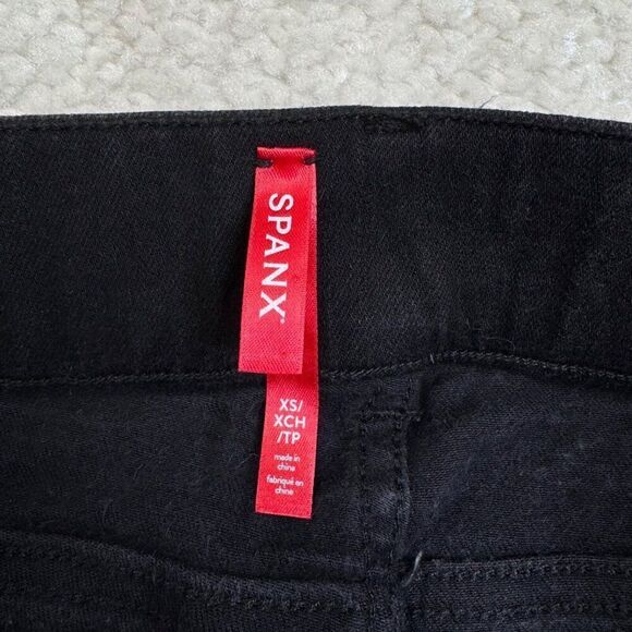 Spanx Pull On Stretch Flare Jeans Black XS - Picture 5 of 12